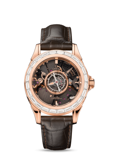 Omega De Ville Tourbillon Co-Axial Red Gold / Baguette / Omega Boutique